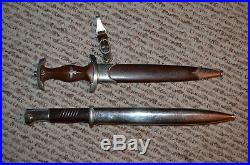 WW2 German SA Dagger by Ed Wusthof of Solingen & Bayonet