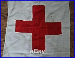 WW2 German Wehrmacht soldier flag banner Heer WW1 Army Officer Red Cross pennant