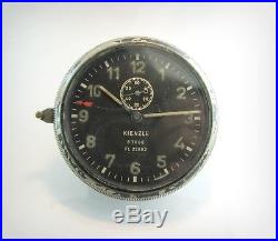 WW2 KIENZLE 8 Tage Luftwaffe Junkers aircraft 8 days Clock. Germany