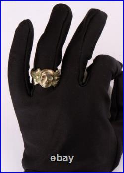 WW2 Ring Skull Bones WWII Death head WWI symbol of death Goth Cosplay Gothic art