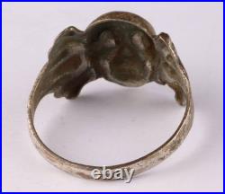 WW2 Ring Skull Bones WWII Death head WWI symbol of death Goth Cosplay Gothic art