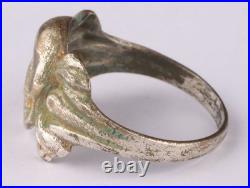 WW2 Ring Skull Bones WWII Death head WWI symbol of death Goth Cosplay Gothic art