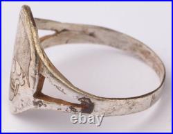 WW2 Set WWII Skull hat Ring war period WW1 Smile WWI Battlefield artifact Milita