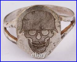 WW2 Set WWII Skull hat Ring war period WW1 Smile WWI Battlefield artifact Milita
