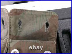 WW2 Swiss M31 Splittertarnmuster Tent 2 Halves, Poles and Stakes