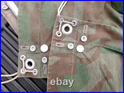 WW2 Swiss M31 Splittertarnmuster Tent 2 Halves, Poles and Stakes