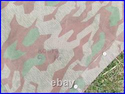 WW2 Swiss M31 Splittertarnmuster Tent 2 Halves, Poles and Stakes