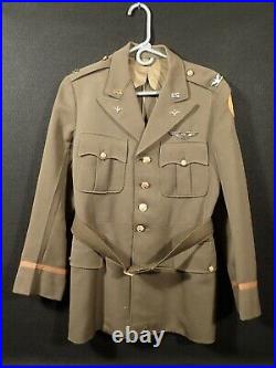 WW2 US AAC Army Air Corps Colonel Uniform Bullion Pinwheel Named Col. Mason 1935