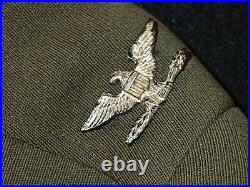 WW2 US AAC Army Air Corps Colonel Uniform Bullion Pinwheel Named Col. Mason 1935