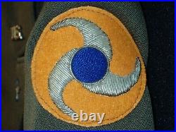 WW2 US AAC Army Air Corps Colonel Uniform Bullion Pinwheel Named Col. Mason 1935