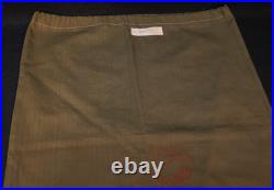 WW2 USMC Marine Corps Camp Lejeune HBT Herringbone Twill Ditty Bag E L BOURGOIN