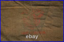 WW2 USMC Marine Corps Camp Lejeune HBT Herringbone Twill Ditty Bag E L BOURGOIN
