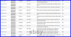 WW2 USMC Marine Corps Camp Lejeune HBT Herringbone Twill Ditty Bag E L BOURGOIN