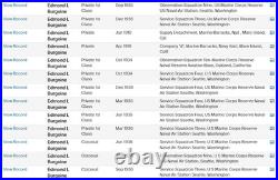 WW2 USMC Marine Corps Camp Lejeune HBT Herringbone Twill Ditty Bag E L BOURGOIN