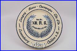 WW2 porcelain military plate ceramic German army Heer wall plaque Christmas 1940