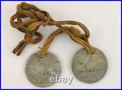 WWI Army Dog Tag CHARLES RYAN 1952228 35mm (1 hole) M-1910/M-1917A