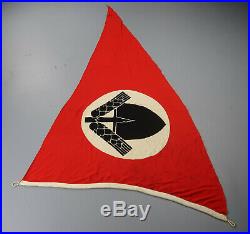 WWI German Wehrmacht soldier flag banner Heer WWII US Army Officer labor pennant