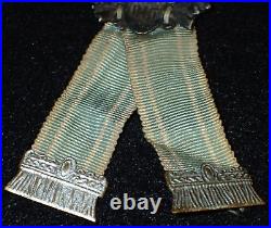 WWI Imperial German Draisdorf Saxony War Veteran Association Badge Pin-Back Rare