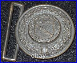 WWI Imperial German Officials Officers Belt Buckle Saxony Forestry Weimar