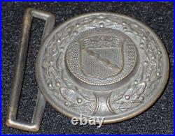 WWI Imperial German Officials Officers Belt Buckle Saxony Forestry Weimar