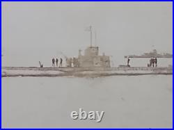 WWI Photo German U-Boat U-53 New York Harbor 1919 USS Jacob Jones