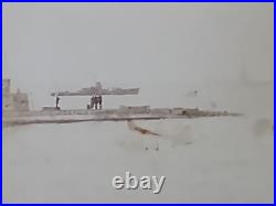 WWI Photo German U-Boat U-53 New York Harbor 1919 USS Jacob Jones
