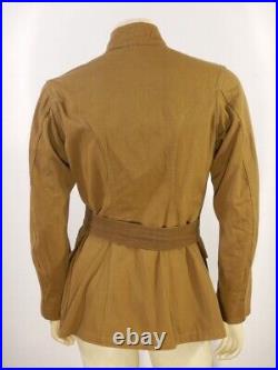 WWI US Army Cotton Tunic Jacket FREELAND Workwear Change Buttons Dated 1920