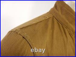 WWI US Army Cotton Tunic Jacket FREELAND Workwear Change Buttons Dated 1920