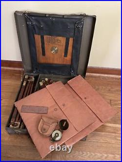 WWI USCE Draft Sketching Board Model 1913 & Tripod Kit in McFarlan Motor Co Case