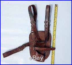 WWI-WWII Military Original Cavalry officer sword/sable leather saddle hanger