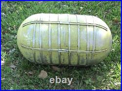 WWII Bomber Oxygen Tank 12 x 23 Lightweight Solid Condition Rat Rod