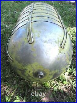 WWII Bomber Oxygen Tank 12 x 23 Lightweight Solid Condition Rat Rod