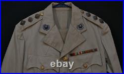 WWII British Royal Marine Captain's Uniform Coat & Trousers War-Service, Scarce