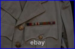 WWII British Royal Marine Captain's Uniform Coat & Trousers War-Service, Scarce