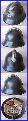 Wwii Czechoslovak Army Helmet M29 & Badge Railroad Corps / Good Condition