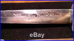 WWII Early Grafrath Solingen SA German Dagger with Scabbard