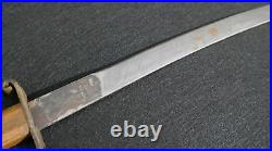 WWII Era US Veteran Souvenir Short Sword Belt Cane Knife Bench Made 21 Inches