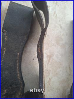 WWII GERMAN K98 bayonet LEATHER FROG ORIGINAL set of 5 piece