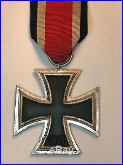 WWII German Iron Cross 2nd Class Unmarked 109 Walther & Henlein
