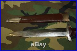 WWII German SA RZM M 7/2 Dagger with Scabbard