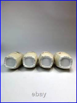 WWII Imperial Japanese Army China Incident Commemorative Sake Bottles Set of 4