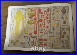 WWII Imperial Japanese Army Infantry Manual Medals Uniform Arisaka Rifle 1933