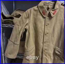 WWII Imperial Japanese Army Type 5 Greatcoat 1937 Named NCO Corporal Wool Coat