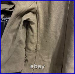 WWII Imperial Japanese Army Type 5 Greatcoat 1937 Named NCO Corporal Wool Coat