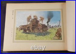 WWII Imperial Japanese Army War Art Book 1936 China Battle Military Album
