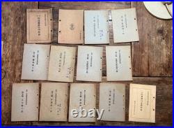 WWII Imperial Japanese Civil Defense Manual Complete 10 Vol Set 1937 Army