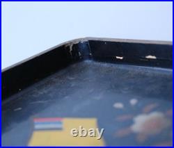WWII Imperial Japanese Manchukuo Army Veteran Lacquer Tray Mantetsu