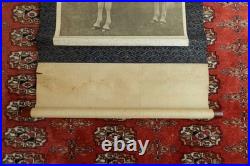 WWII Imperial Japanese Military Spirit Scroll Emperor Hirohito Bushido Wall Hang