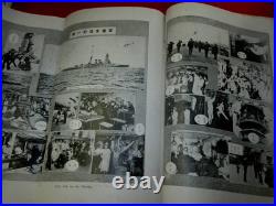 WWII Imperial Japanese Navy Photo Album 1929 Battleships Admirals Gunnery