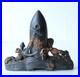 WWII-Imperial-Japanese-Navy-Shell-Vase-Anchor-Sakura-Metal-Ornament-Signed-01-omu